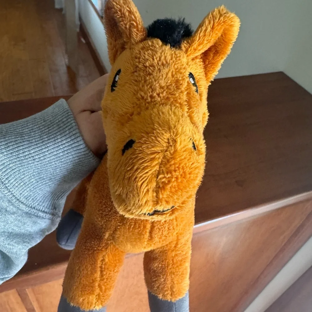 Melissa & Doug Plush Pony Horse Tan Brown Black Mane 8